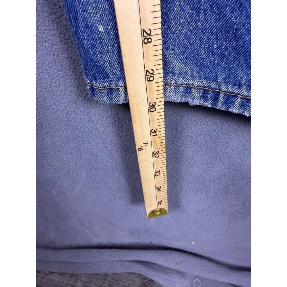 Levis Mens 550 Jeans 36x30 Blue Relaxed Fit Cool Paint Stains Medium Wash‎
